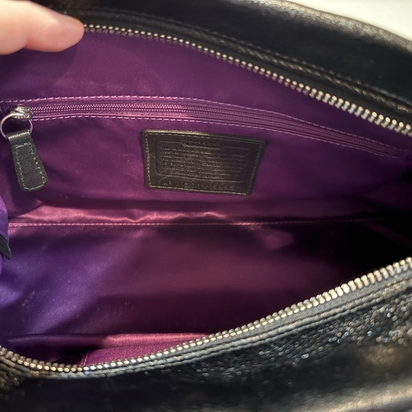 Coach Black Leather Satchel‎ or Shoulder Handbag - Picture 9 of 10